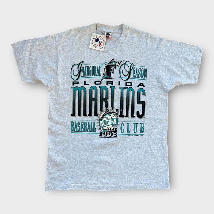 Camiseta gráfica vintage de los marlins de Florida - XL