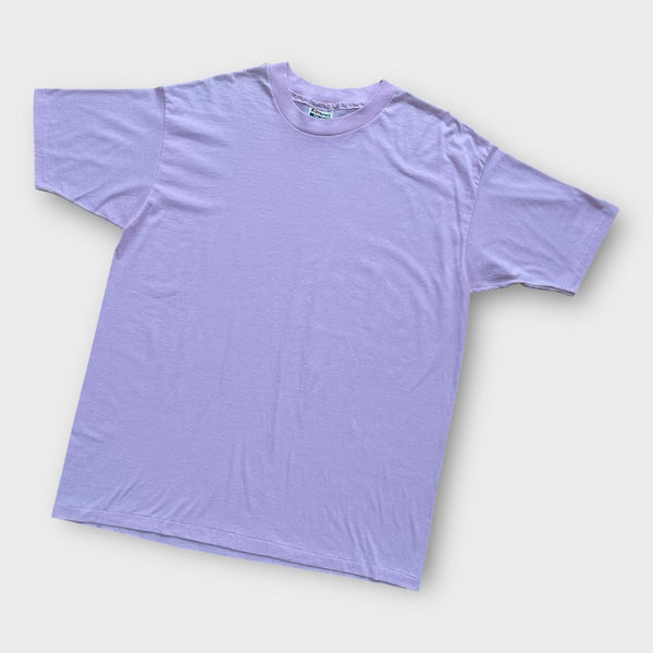 Camiseta vintage en blanco de un solo punto - XL