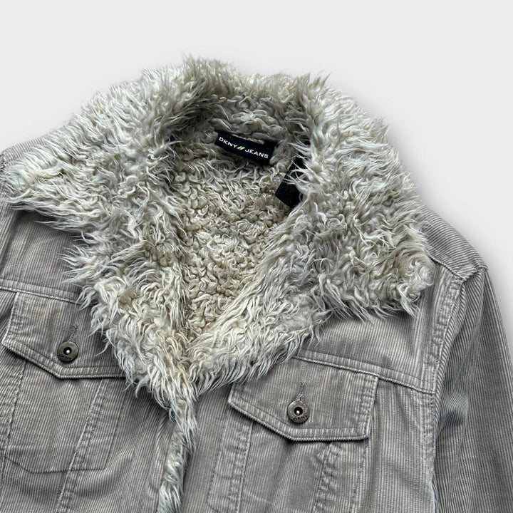 DKNY jeans Chaqueta afgana - mediana para mujer