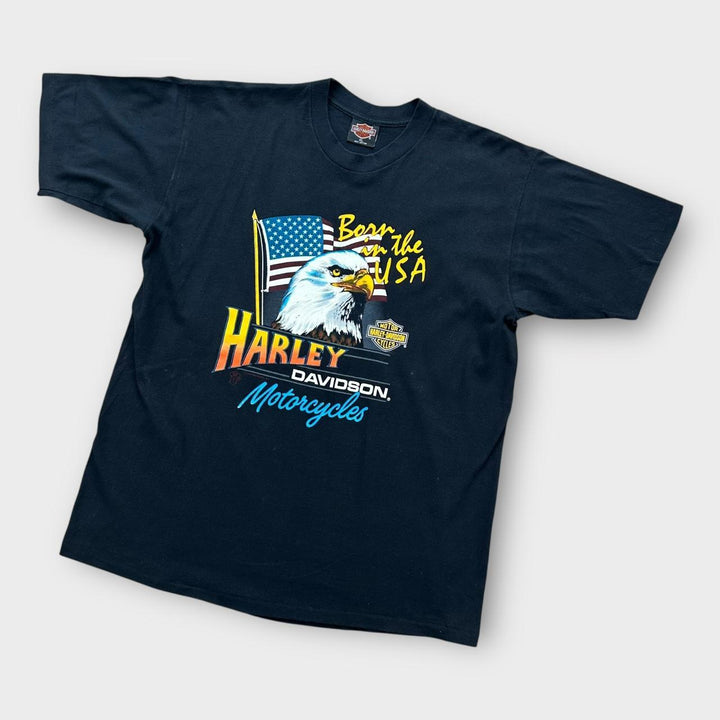 Camiseta gráfica vintage Harley Davidson - XL