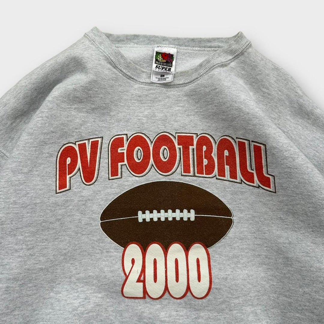 Sudadera con gráfico de fútbol americano vintage - XL