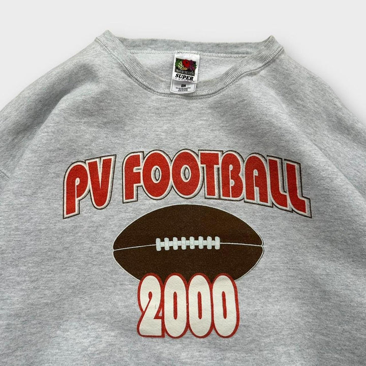 Sudadera con gráfico de fútbol americano vintage - XL