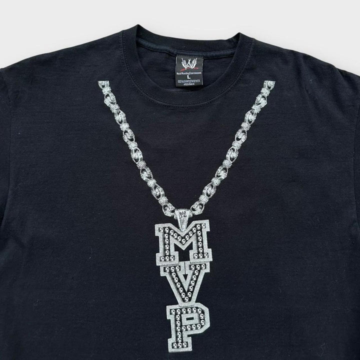 Camiseta de lucha libre WWE MVP - grande