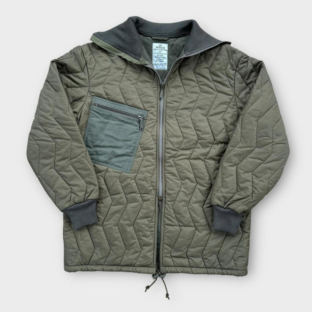 Chaqueta de forro militar alemana vintage - mediana