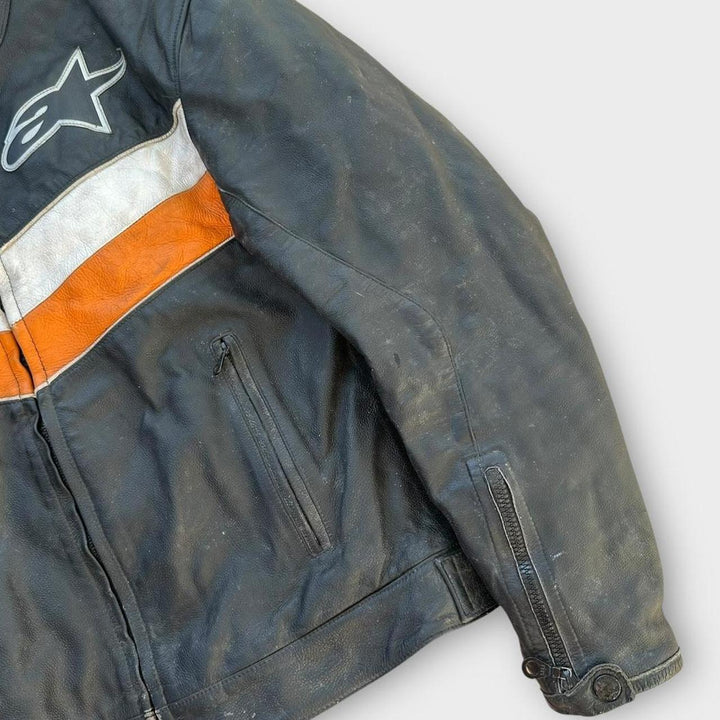 Chaqueta biker de cuero Alpinestars - mediana (consultar medidas)