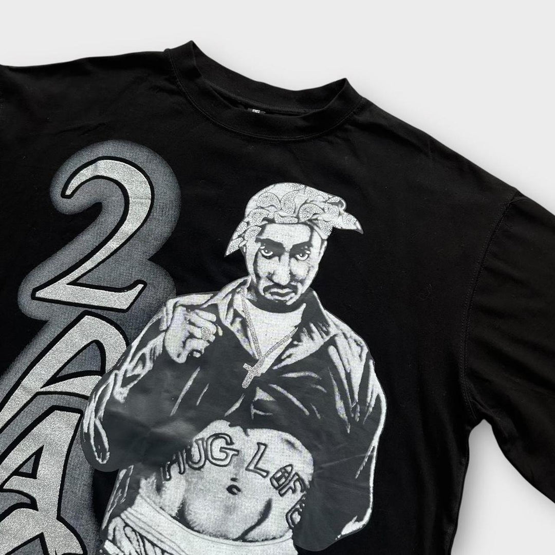 Camiseta gráfica vintage Tupac - XL