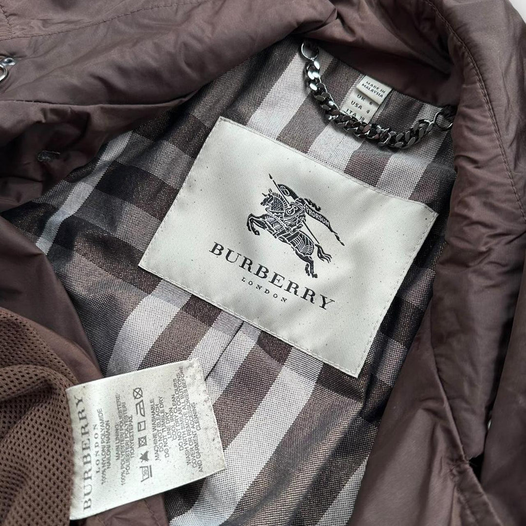 Gabardina vintage de nailon Burberry - UK6