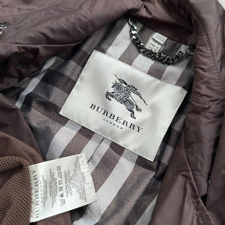 Gabardina vintage de nailon Burberry - UK6
