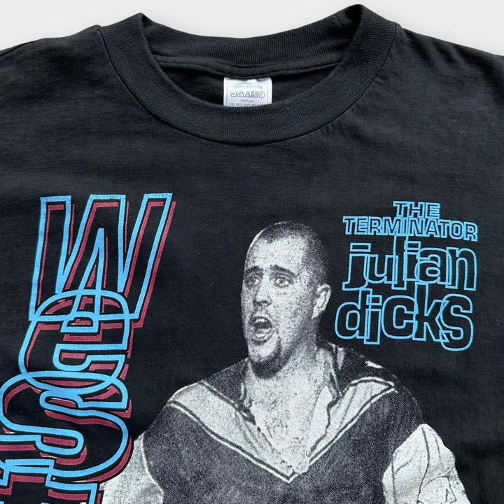 Camiseta gráfica Vintage West Ham Julian Dicks - mediana