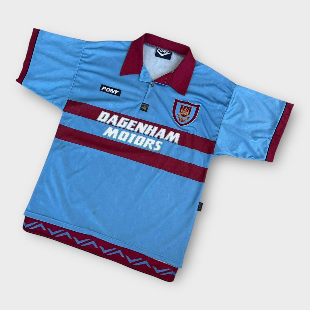 Camiseta de fútbol vintage del West Ham - grande