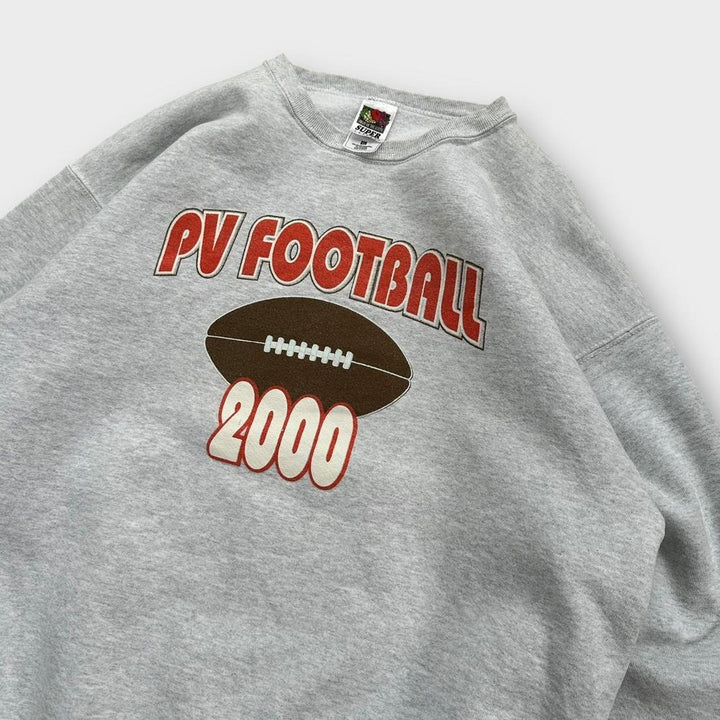 Sudadera con gráfico de fútbol americano vintage - XL