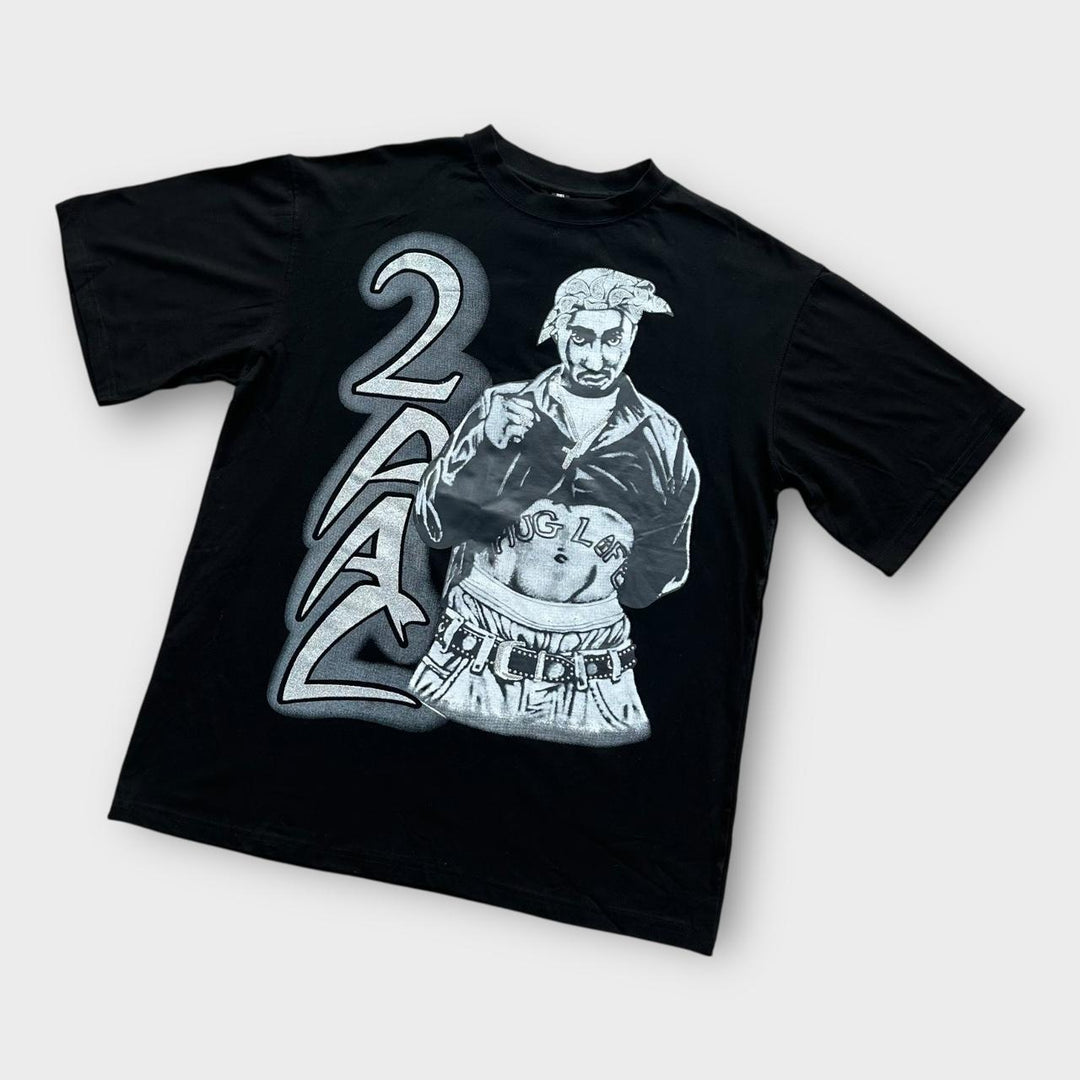 Camiseta gráfica vintage Tupac - XL