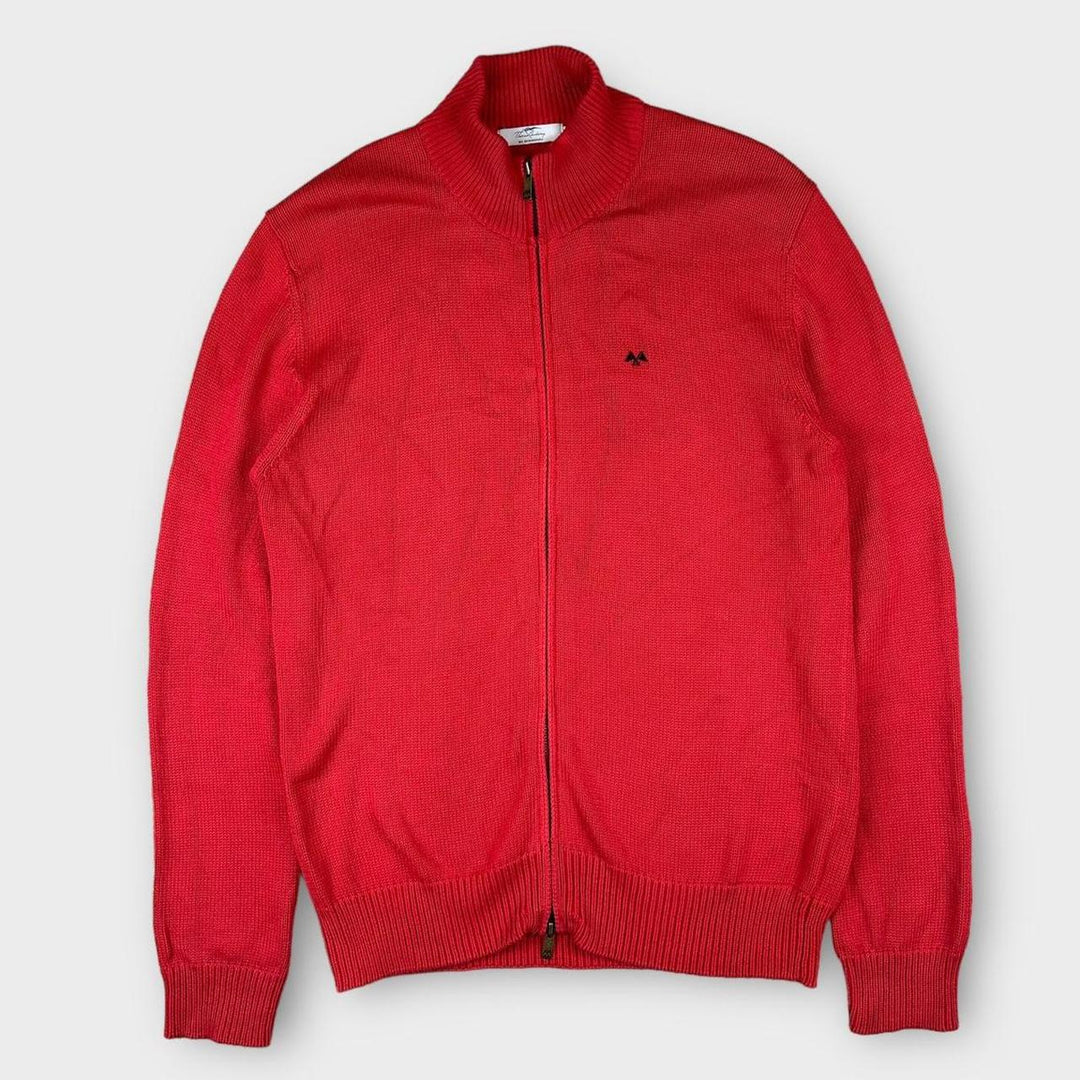 Vintage Thomas Burberry jersey de punto con cremallera - XL