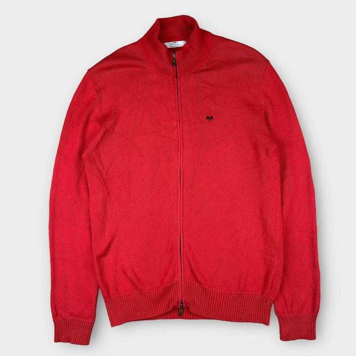 Vintage Thomas Burberry jersey de punto con cremallera - XL