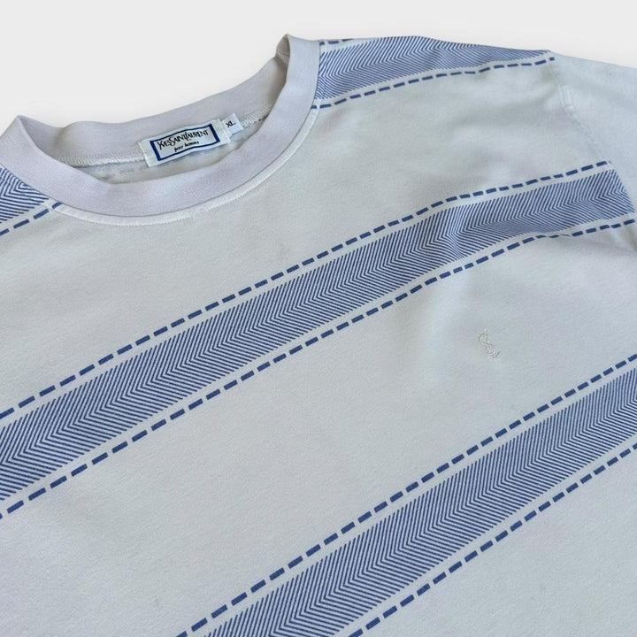 Camiseta vintage con estampado YSL - XL