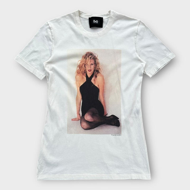 Camiseta gráfica vintage D&G Kim Basinger - grande para mujer