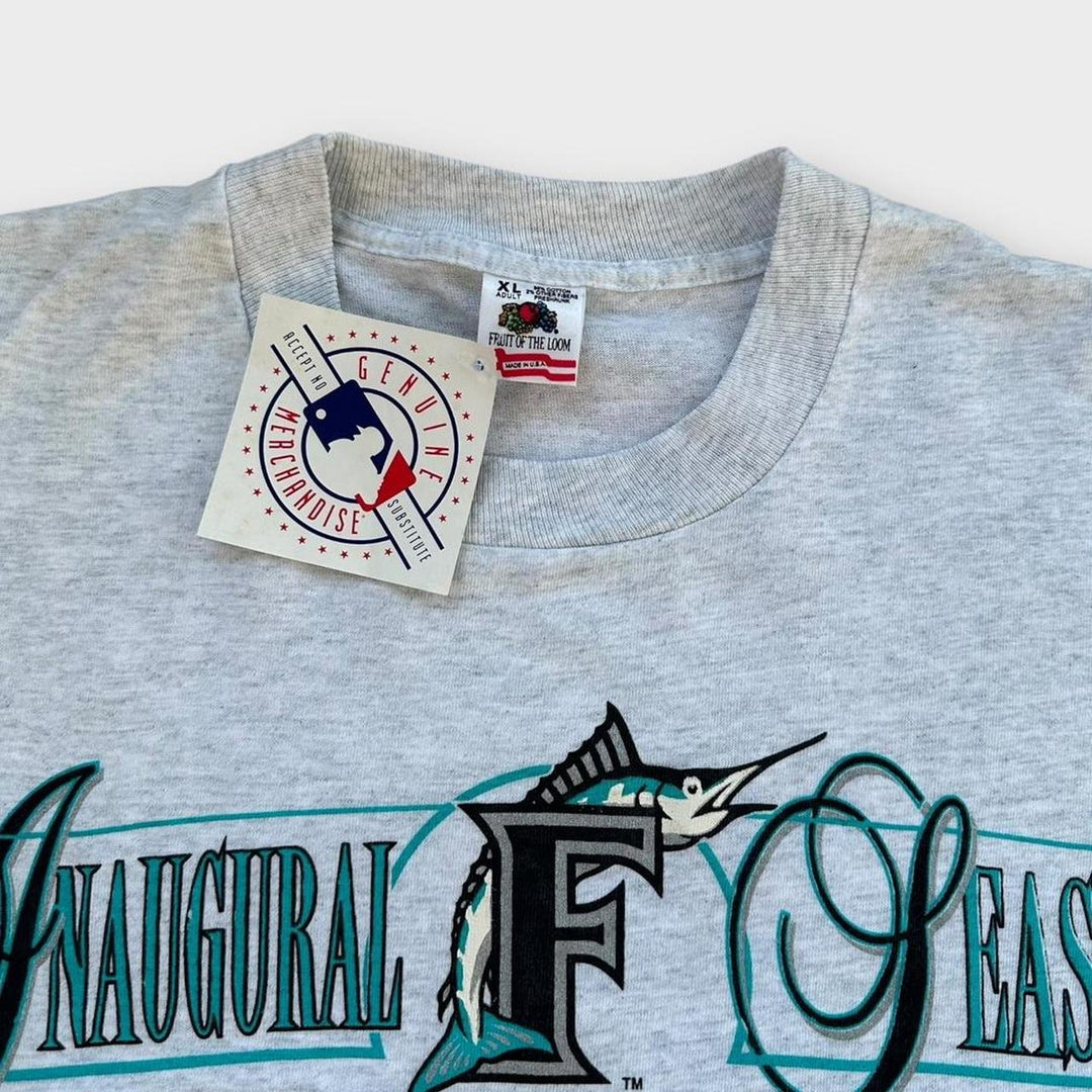 Camiseta gráfica vintage de los marlins de Florida - XL