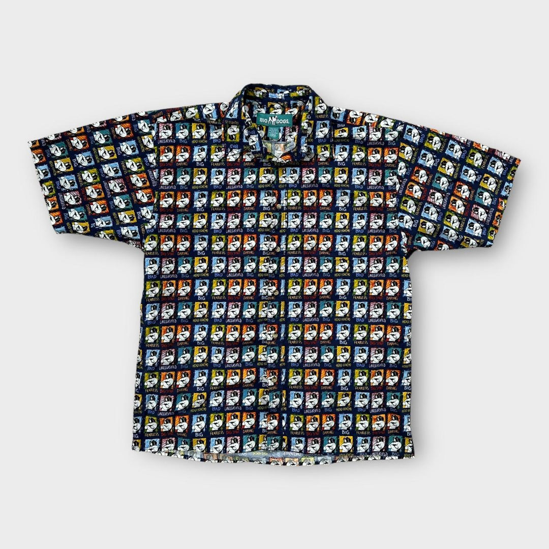 Camisa con estampado de perros grandes - Grande