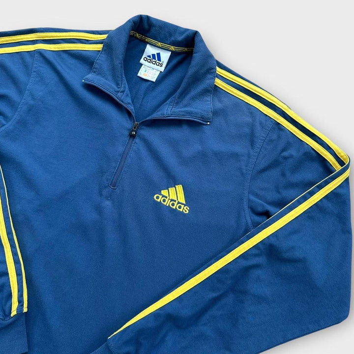 Sudadera Adidas con cremallera de un cuarto - pequeña