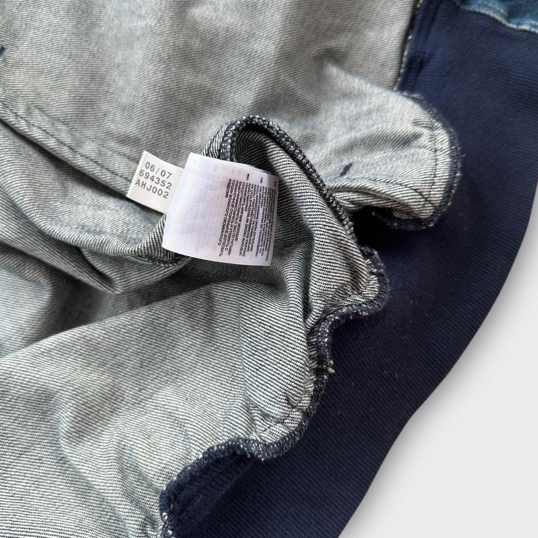 Vintage Adidas chaqueta bomber de mezclilla - mediana