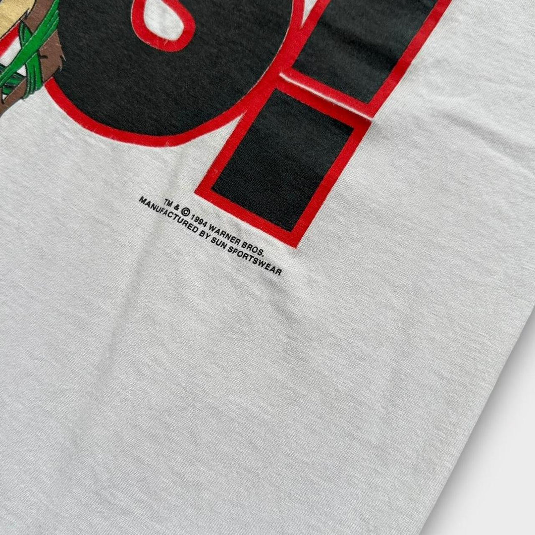 Camiseta gráfica navideña Vintage Taz - XL