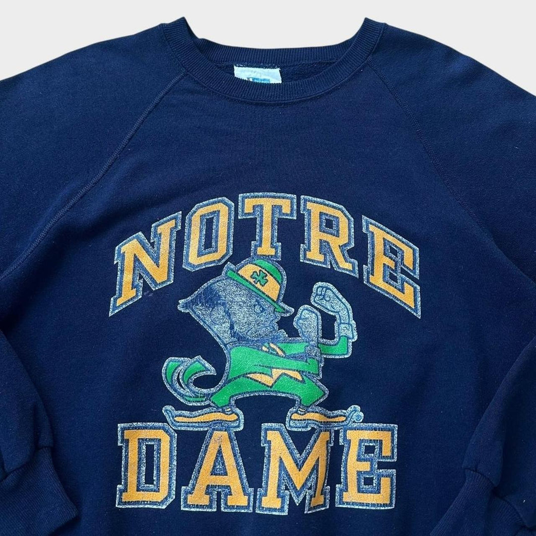 Sudadera campeona vintage de Notre Dame de los años 80 - XL