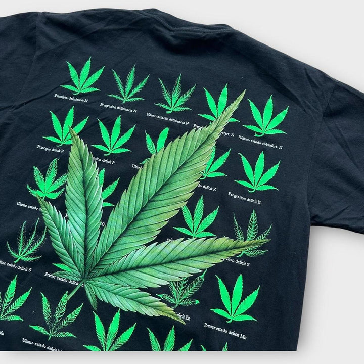 Camiseta con gráfico de marihuana - grande