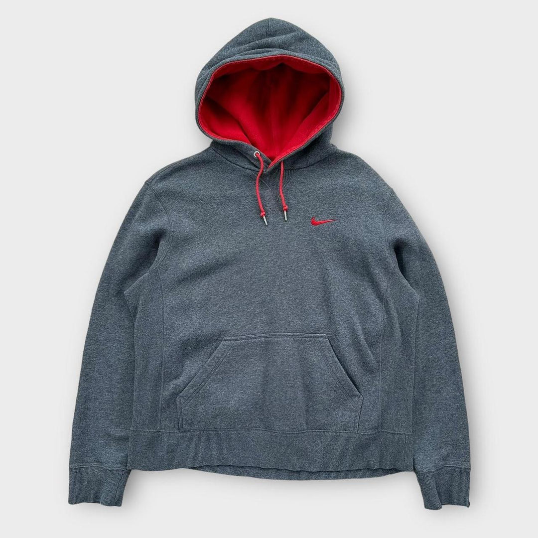 Sudadera con capucha y logo en gris - Mediano de Nike