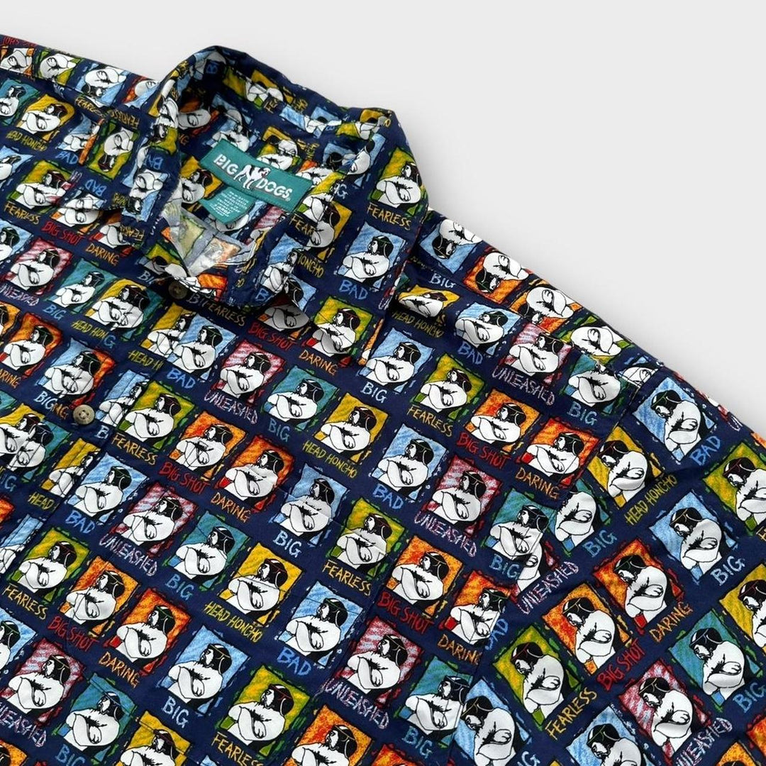Camisa con estampado de perros grandes - Grande