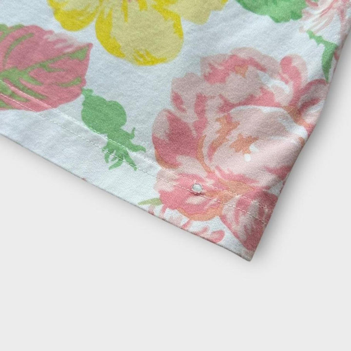 Camiseta con estampado de flores supremas - grande