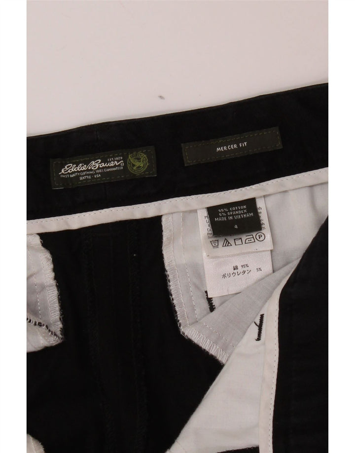EDDIE BAUER Pantalones chinos Mercer Fit para mujer US 4 Small W28 L30 Negro
