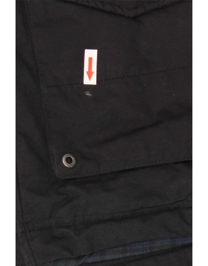 Crew Clothing Chaqueta parka con capucha para hombre UK 40 Grande Poliéster azul marino