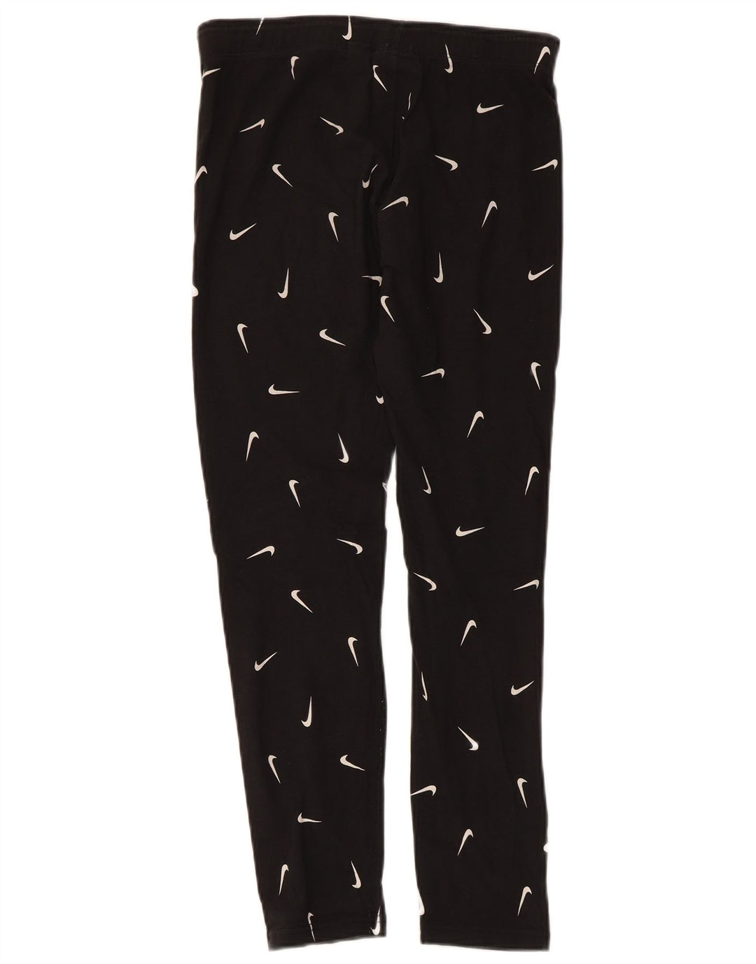 NIKE Leggings ajustados con gráficos para niñas 13-14 años XL Algodón negro