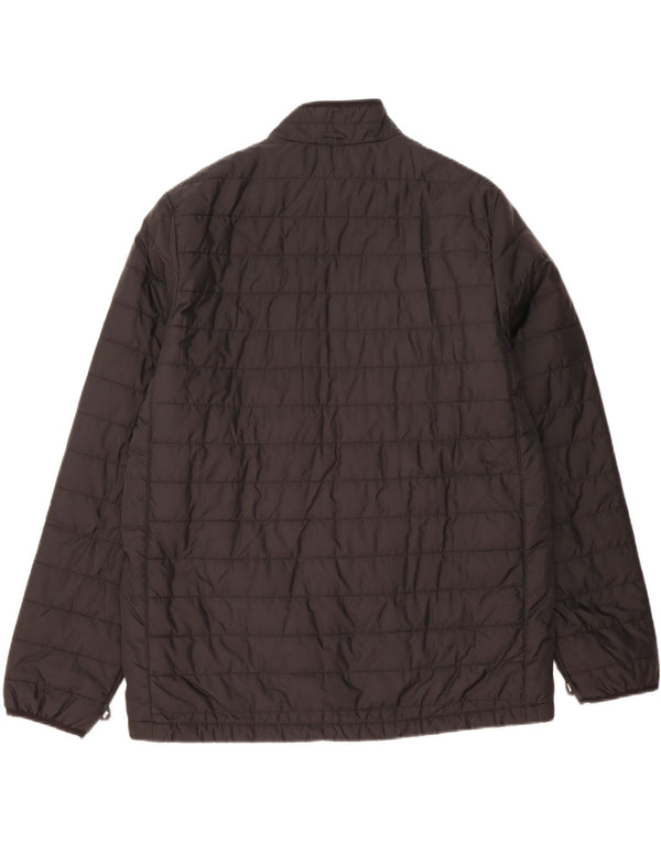 Marks & Spencer Chaqueta acolchada con forro para hombre UK 42 XL Poliamida negra