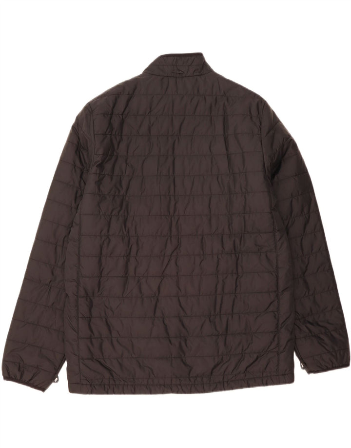 Marks & Spencer Chaqueta acolchada con forro para hombre UK 42 XL Poliamida negra