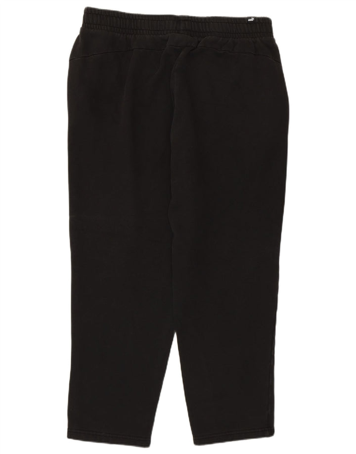 Puma - Pantalón de chándal para hombre, talla grande, color negro
