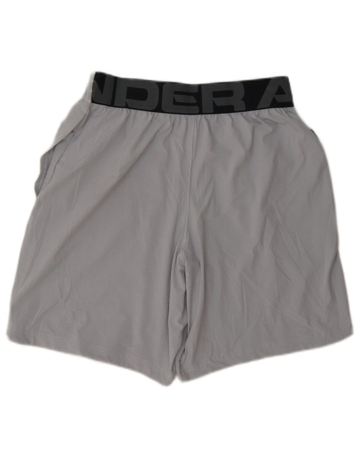 Under Armour Shorts deportivos con estampado gráfico para hombre Poliéster con bloques de color gris pequeño