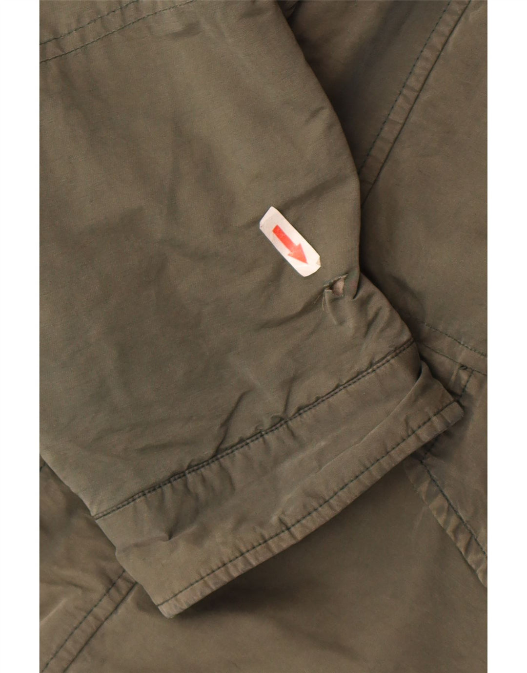 Hackett Chaqueta utilitaria con capucha para hombre UK 42 XL Algodón caqui