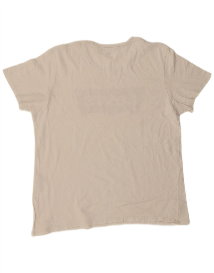 Levi's Hombre Camiseta Gráfica Top XL Blanco