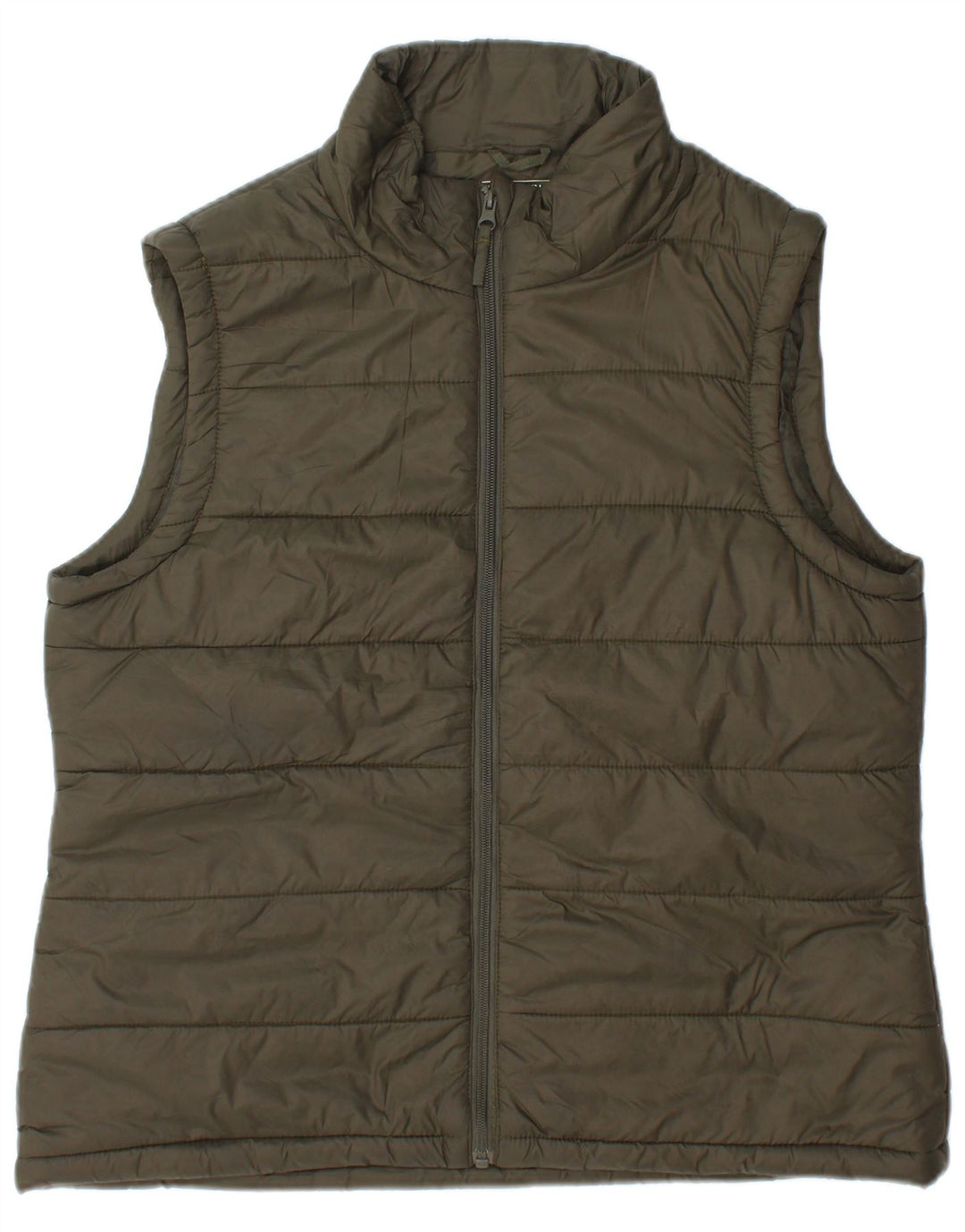 MOUNTAIN WAREHOUSE Womens Padded Gilet UK 14 Large Khaki Polyamide