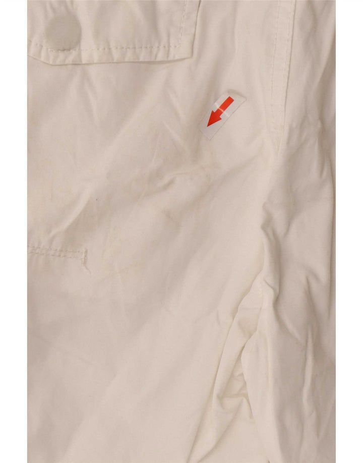 Pantalones cortos cargo Calvin Klein para hombre W32 Algodón blanco mediano