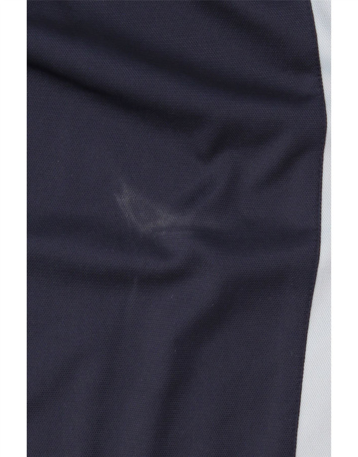 Asics Pantalón De Chándal Para Hombre Grande Azul Marino Colorblock Poliéster