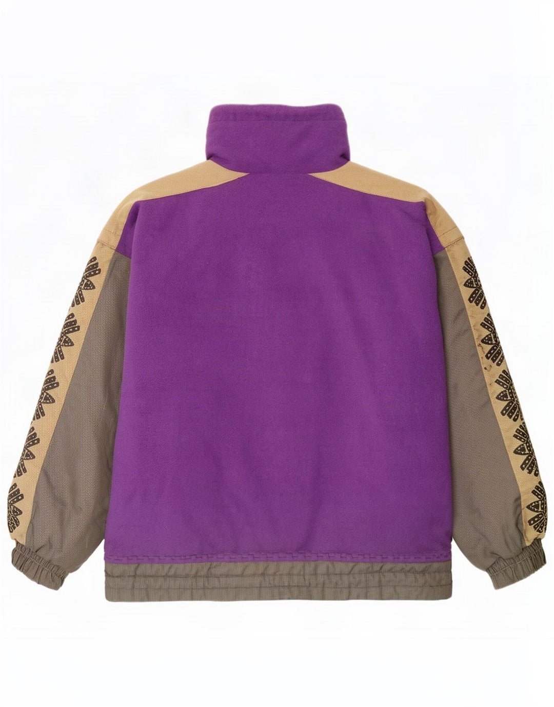 Chaqueta de esquí tipo pulóver extragrande Tonini para hombre UK 38 Medium Purple Colourblock