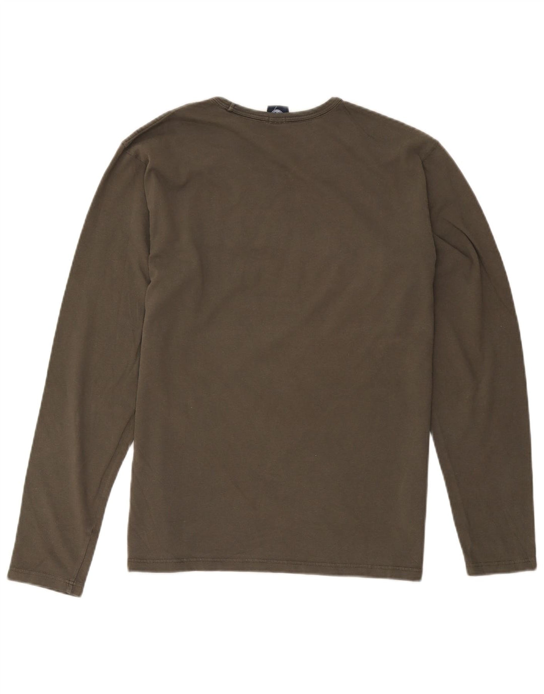 North Sails Hombre Regular Fit Top Gráfico Manga Larga Algodón Caqui Medio
