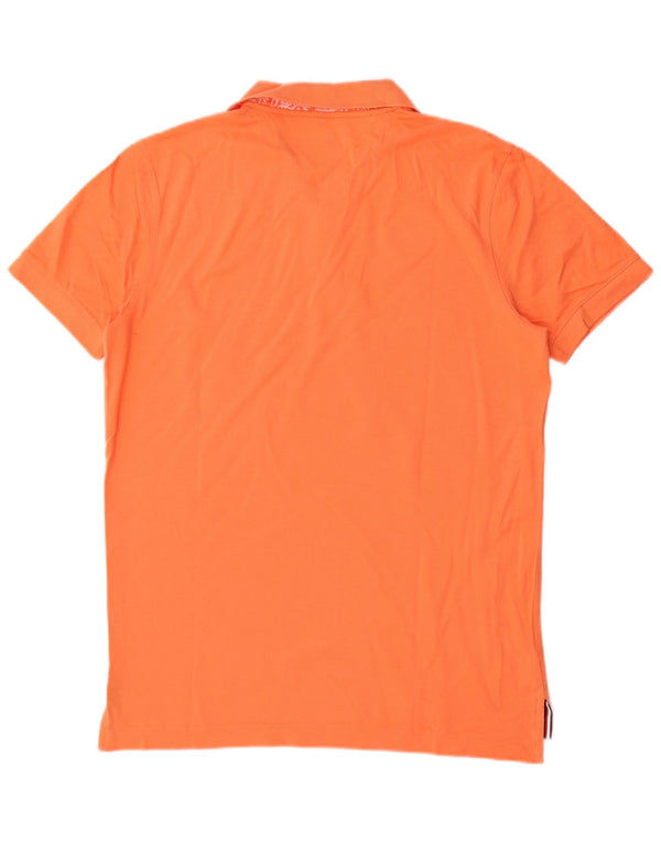 Tommy Hilfiger Polo Regular Fit para Hombre Naranja Pequeño