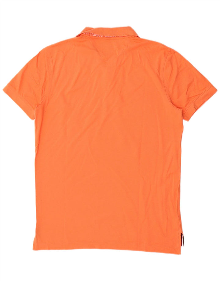 Tommy Hilfiger Polo Regular Fit para Hombre Naranja Pequeño