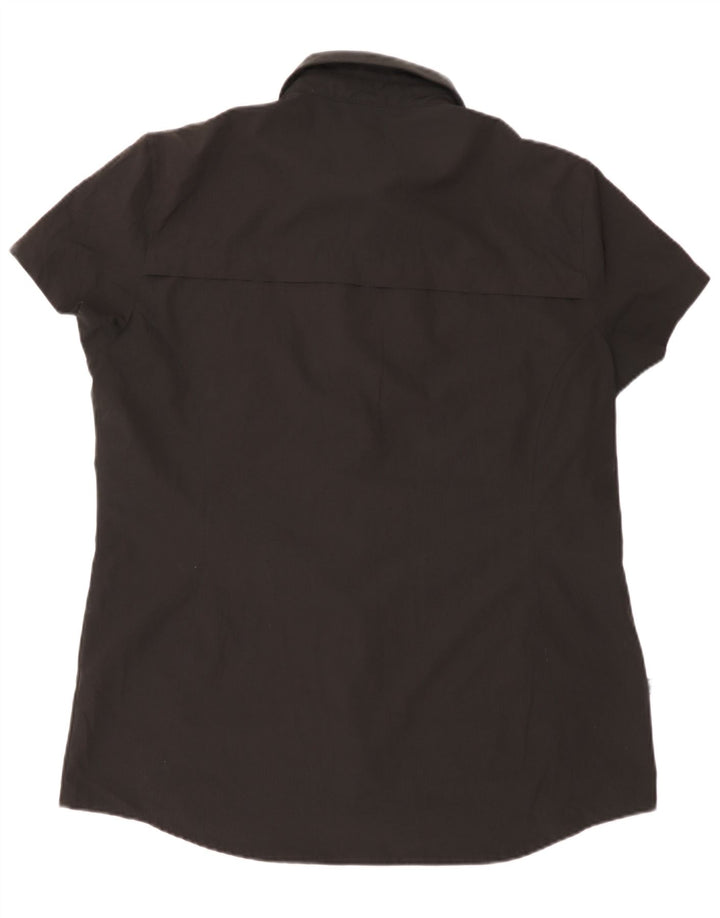 Camisa de manga corta para mujer Mountain Warehouse UK 46 Large Poliéster negro