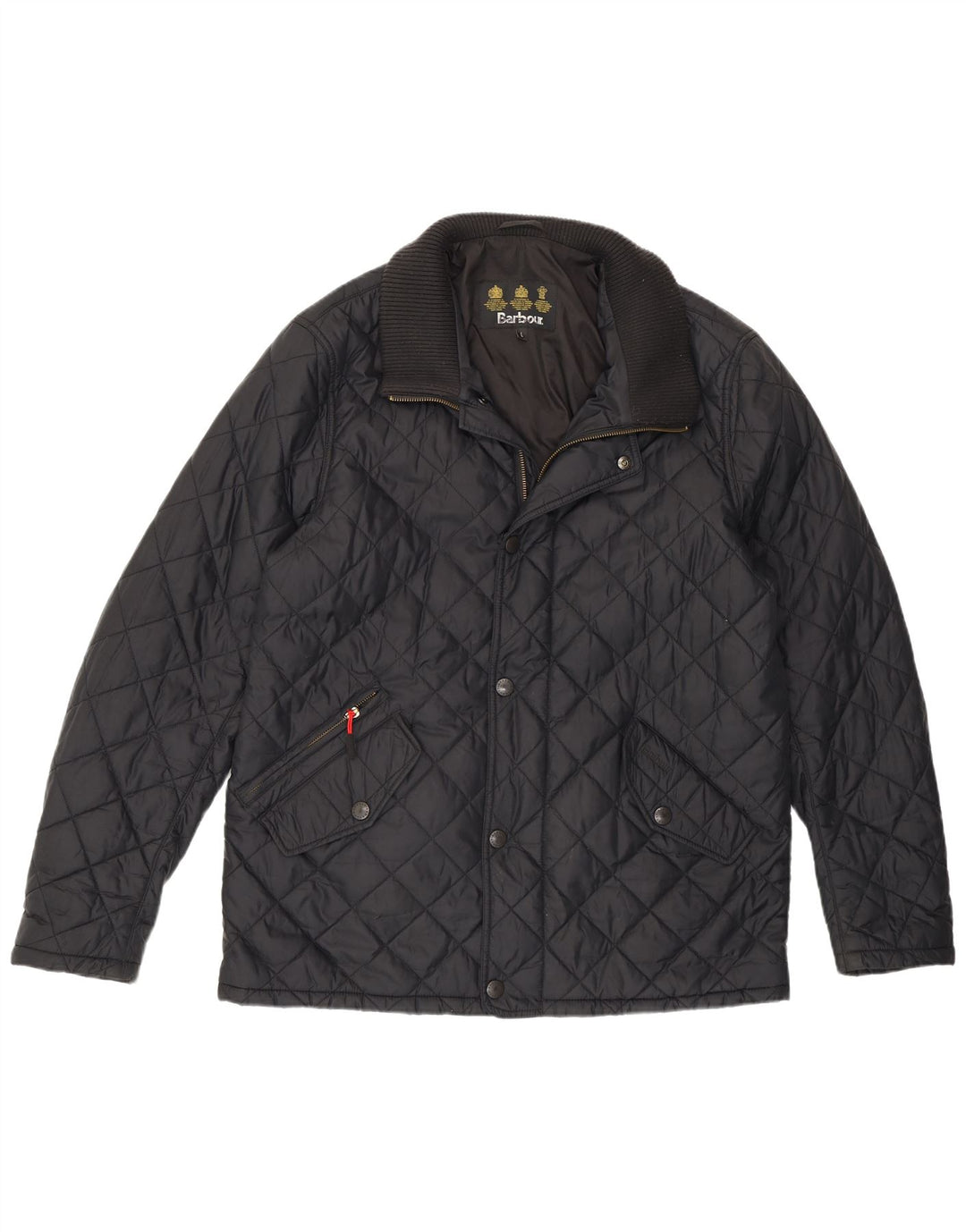 Barbour Chaqueta acolchada para hombre UK 40 Large Poliamida negra