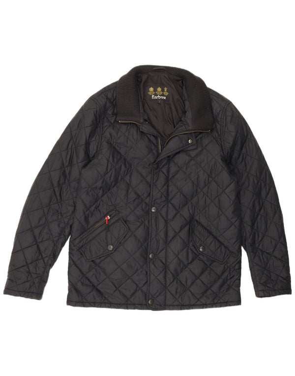 Barbour Chaqueta acolchada para hombre UK 40 Large Poliamida negra