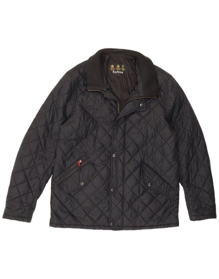 Barbour Chaqueta acolchada para hombre UK 40 Large Poliamida negra